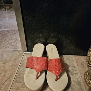 Reba Sparkling Red Sandals